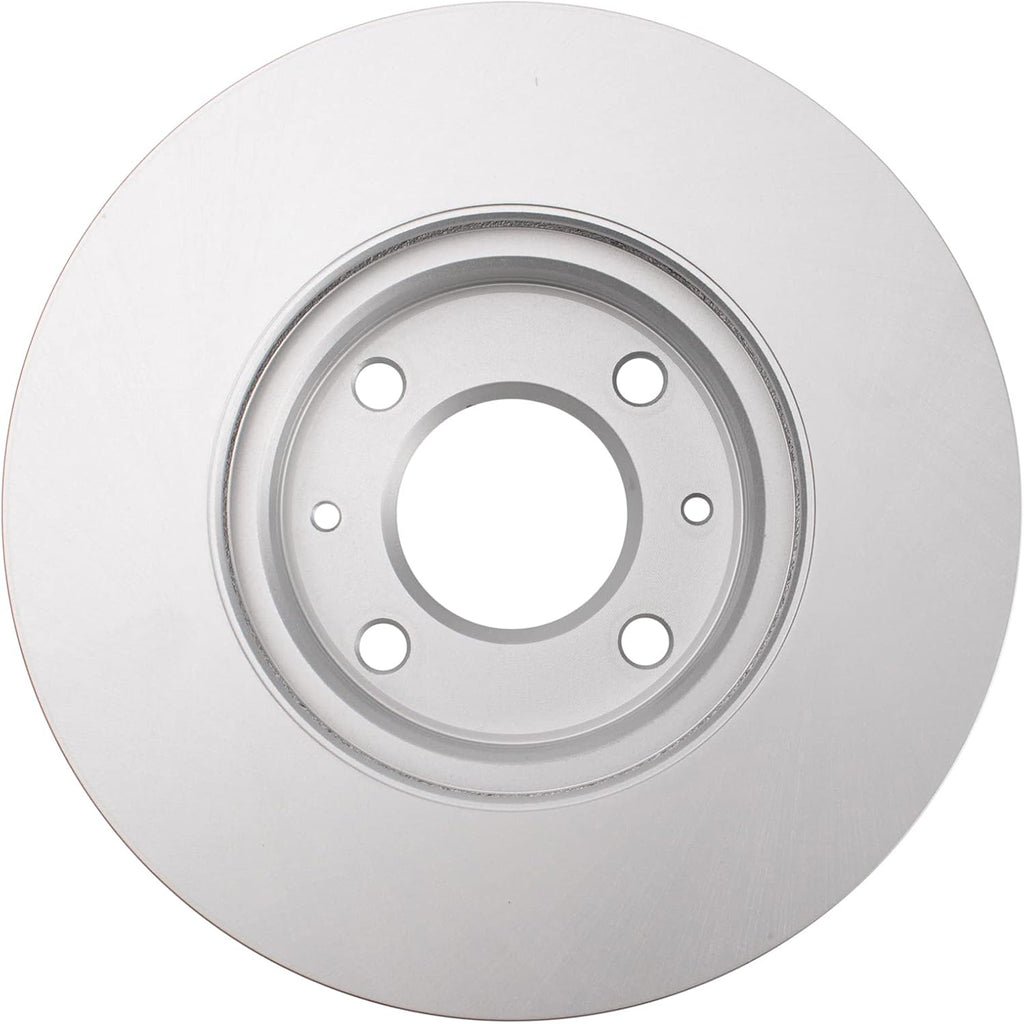 TRQ Front Ceramic Brake Pad and Rotor Set Coated Compatible with 2012-17 Hyundai Accent 12-16 Kia Rio EX LX 2017 Kia Rio with 256 mm Diameter Front Rotors