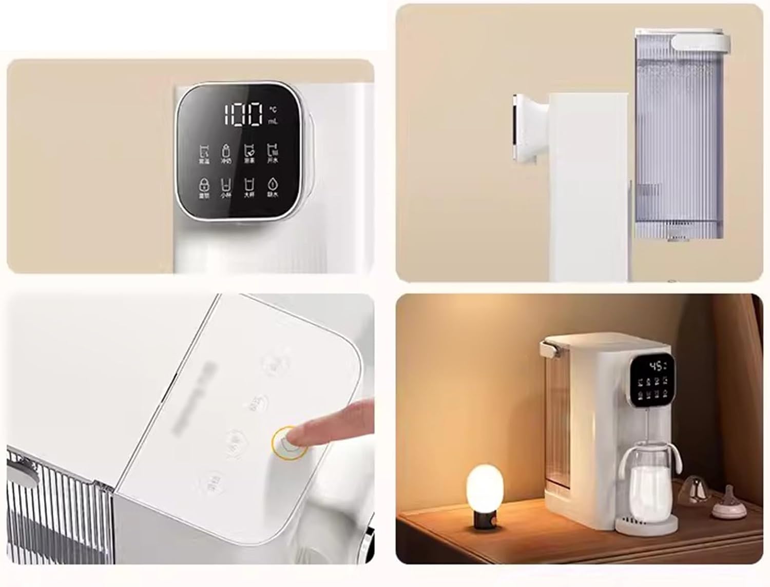hot Water dispensers Household Small Desktop Water Dispenser Fully Automatic Pure Water Direct Drinking Machine Instant Heating Water Dispenser Instant hot Water Dispenser