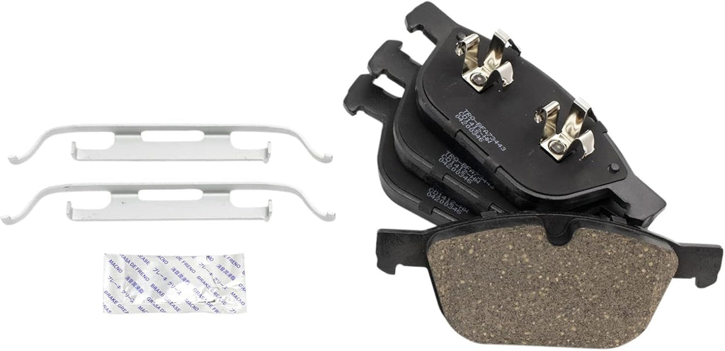 TRQ Front Brake Pad and Rotor Set Ceramic Compatible with 2011-2015 Volvo XC60