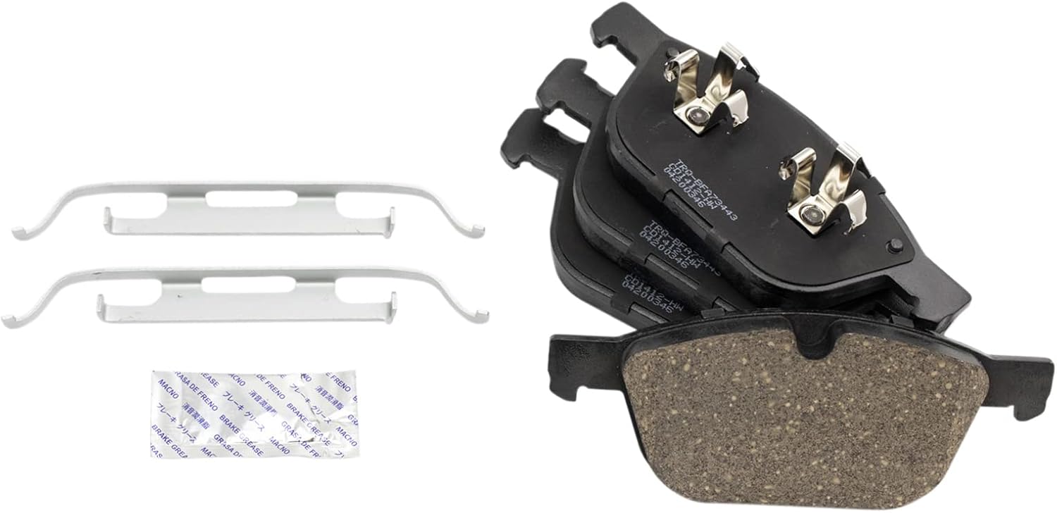 TRQ Front Brake Pad and Rotor Set Ceramic Compatible with 2011-2015 Volvo XC60