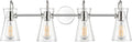 ML Lighting 21004-PN Camellia 30.75' Wide 4-Light Vanity - Polished Nickel