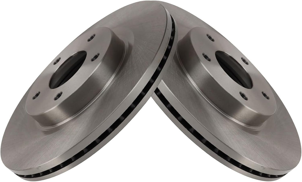 TRQ Front Brake Pad and Rotor Set Ceramic Vented Rotors Compatible with 2013-2023 Nissan Altima