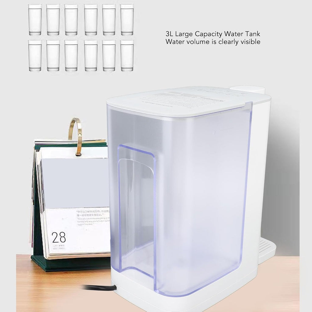 ZJchao Hot Water Dispenser, Electric Kettle 2.8L Large Capacity 5 Temperature Settings 3s Quick Heating with Dual Speed Technology Nano Heater for Home Office Hotel (US Plug 110V)