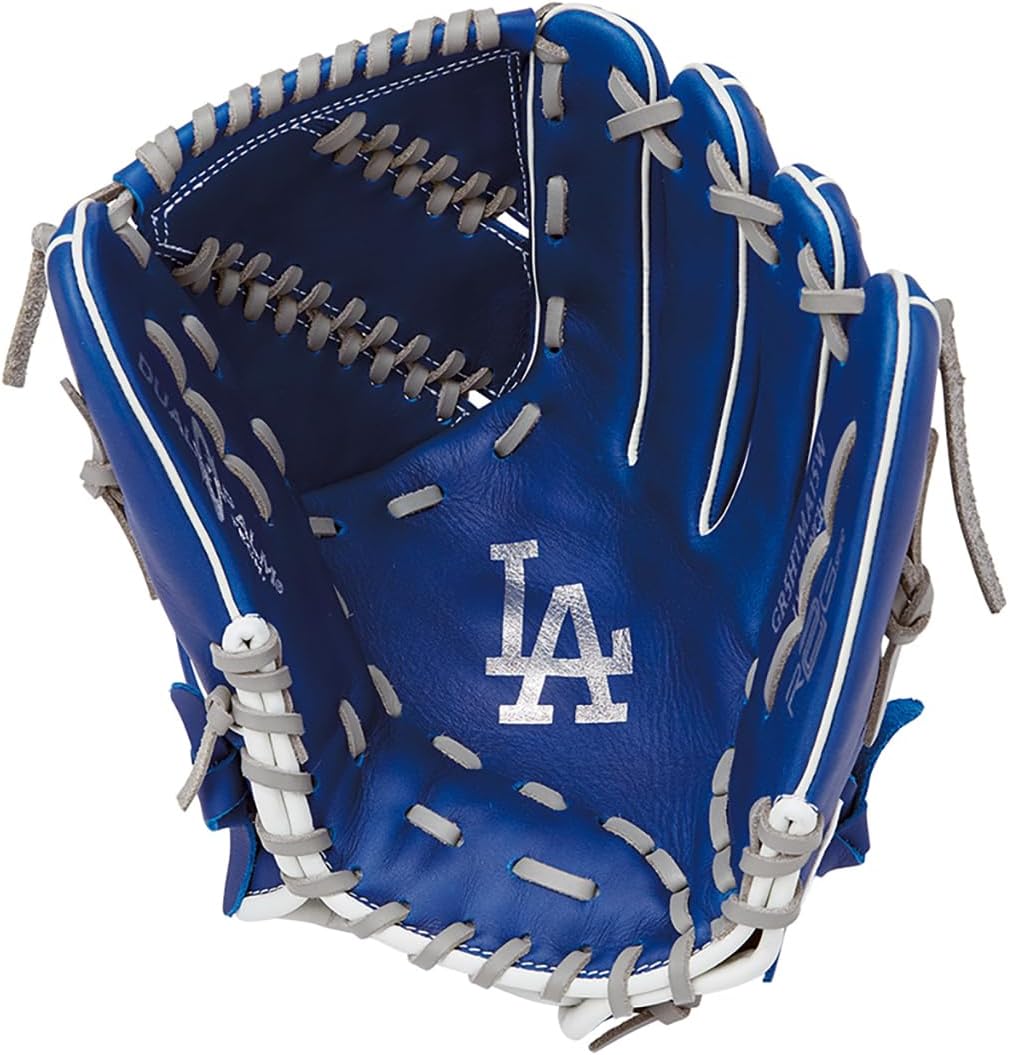 Rawlings Baseball Glove Soft Adult Hyper TECH MLB Team GR5HTMA15W Dodgers [Pitcher] Size 11.75 *Left Hand Throw (Right Handed)