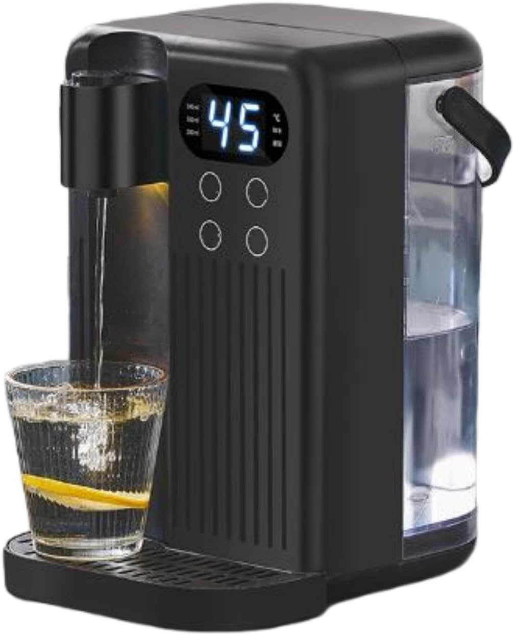 Versatile Hot Water Dispenser，Boil Water for Any Purpose， Enjoy Instant Hot Beverages，Stylish and Efficient Hot Water Dispenser，Perfect for Home or Office (Black)