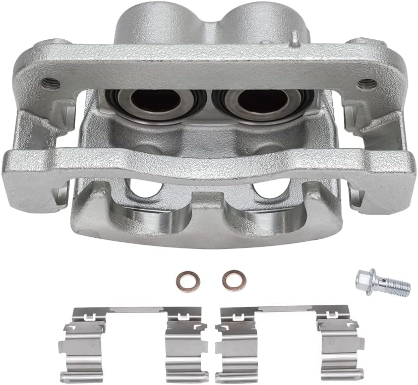 Detroit Axle - Front Brake Kit for Chevy GMC Silverado Suburban Express Sierra Savana Yukon XL 1500 Tahoe Avalanche Yukon, Cadillac Escalade ESV EXT XTS, Brake Rotors Left Brake Caliper: 12.99' inch