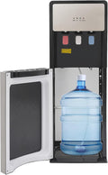 Bottom Loading Water Cooler Dispenser, Hot & Cold Water Cooler Countertop Electric Hot and Cold Water Dispenser with 3 Temperature Settings for Home, Office, Commercial (Silver Grey)