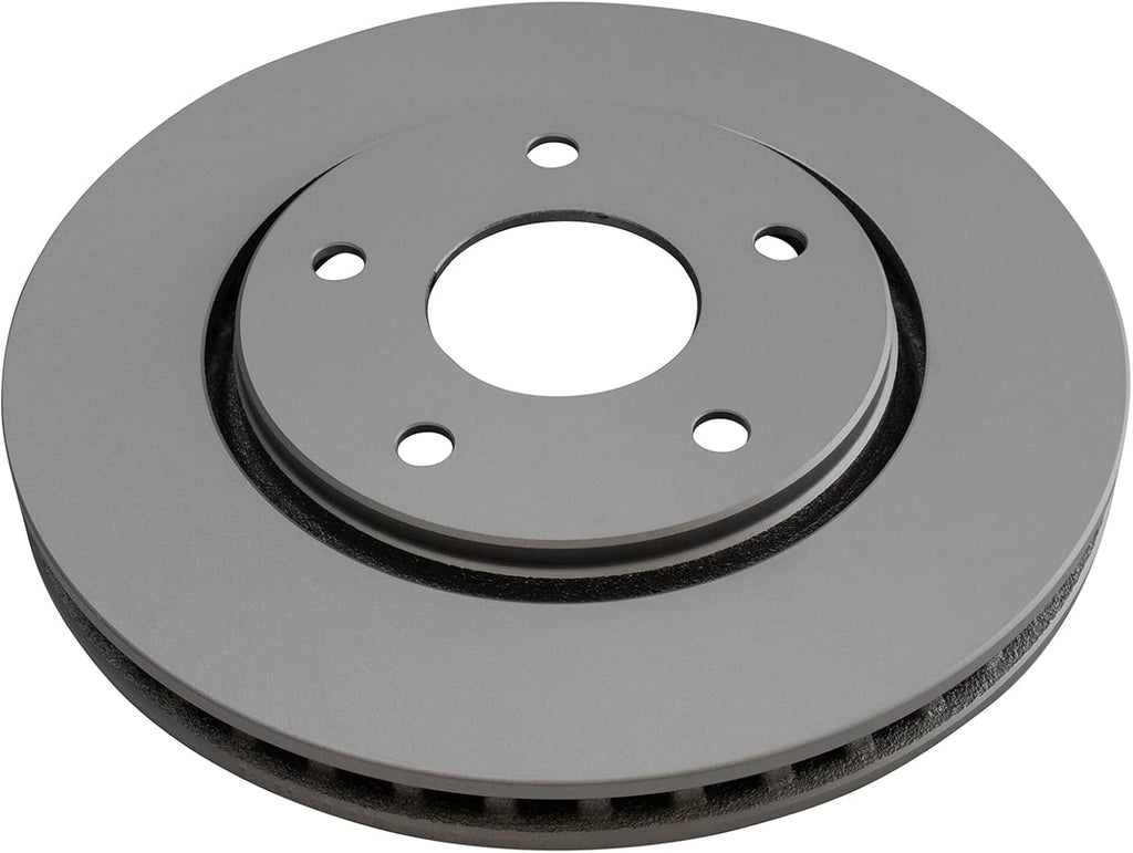 TRQ Front Brake Pad & Rotor Set Ceramic G Coated Vented Rotors Compatible with 2008-2016 Chrysler Town & Country Dodge Grand Caravan 2009-2014 Volkswagen Routan 2009-2013 Journey 2012-2015 Ram C/V