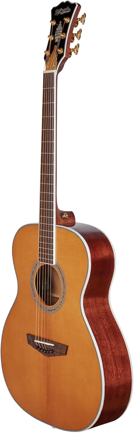 D'Angelico 6 String Acoustic-Electric Guitar, Right, Ocean Turquoise (DAEOMXTVNATGP)
