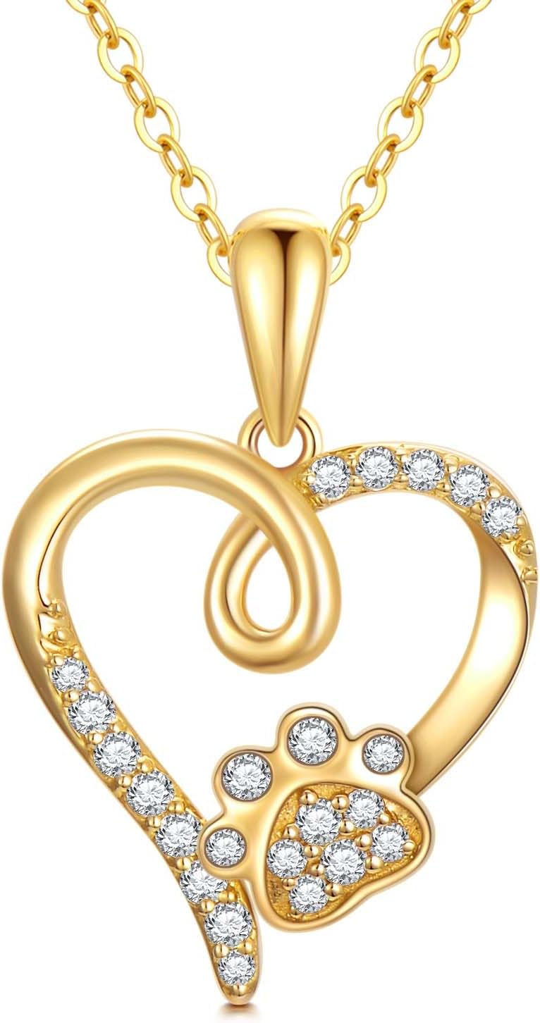 KECHO Christmas Gifts 14k Solid Gold Animals Necklace for Women Giraffe Bee Elephant Ladybug Koala Axolotl Horse Unicorn Cat Necklaces Pendant Jewelry Mothers Day Birthday for Mom Wife Friends