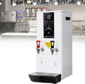 3000w Stainless Steel Commercial Hot Water Boiler, 45l Large Capacity, with LCD Display, Step Heating, Automatic Water Supply, Suitable for Restaurants, Churches, Schools,White-110V
