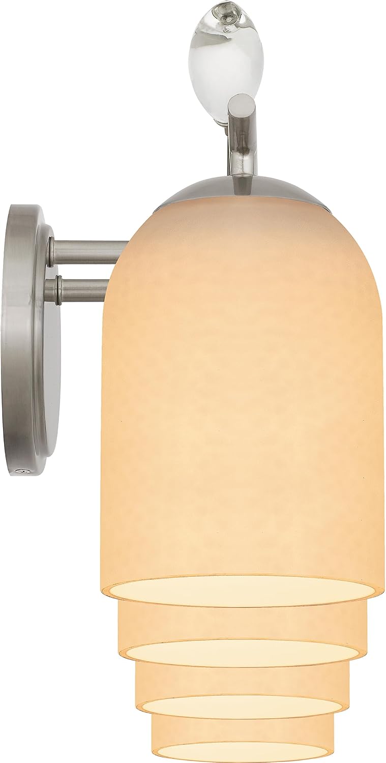 Quoizel Ulysses Bath Vanity Lights, 24 Inch 3-Light Brushed Nickel Bathroom Lighting Fixtures Over Mirror, 100W, Classic, Delicate & Modern Wall Mount Light for Bathrooms, Dresser or Sink