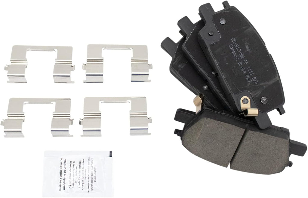TRQ Front Brake Pad and Rotor Set Ceramic Vented Rotors Compatible with 2017-2019 Buick LaCrosse 2018-2019 Regal Sportback Regal TourX 2018-2021 Chevrolet Equinox GMC Terrain