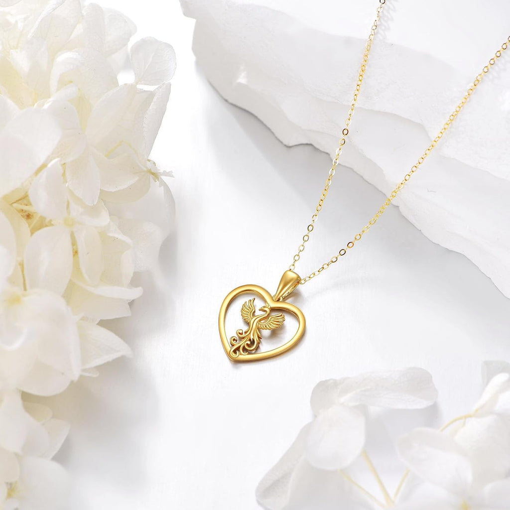 KECHO Christmas Gifts 14k Solid Gold Animals Necklace for Women Giraffe Bee Elephant Ladybug Koala Axolotl Horse Unicorn Cat Necklaces Pendant Jewelry Mothers Day Birthday for Mom Wife Friends