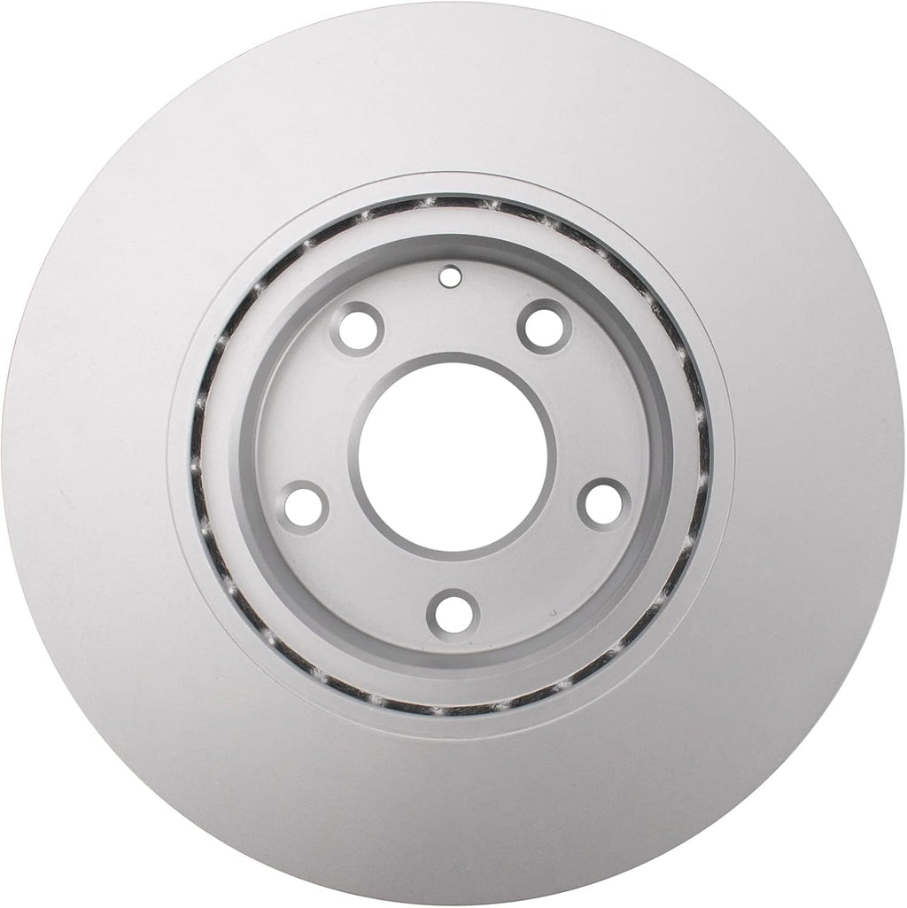TRQ Front Ceramic Brake Pad and Rotor Set Coated Compatible with 2014-15 Mazda 3 2.5L L4, 2016 Mazda 3 2.5L L4 with 295mm Diameter Front Rotors, 2017-18 2016-18 CX-3 All Wheel Drive