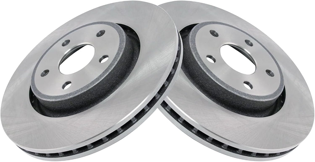 TRQ Front Brake Pad and Rotor Set Ceramic Vented Rotors Compatible with 2012-2020 Dodge Durango Jeep Grand Cherokee