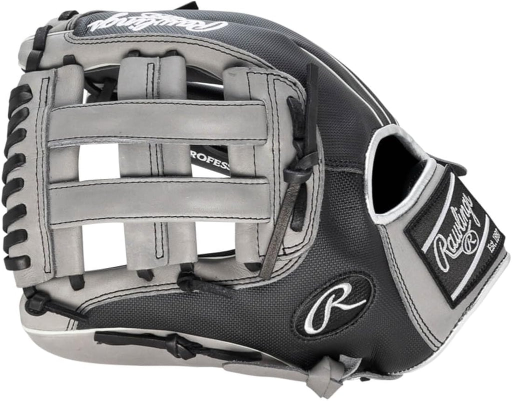Rawlings Gamer XLE Speed Shell Series Baseball Infield | Catcher | Utility Glove | Mitt | Travel | Youth | 11.5' | 12.25' | 32.5' | Black | Grey | Right | Left