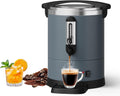 TROPOW Double Wall Insulated Commercial Coffee Urn - 12L/3.2Gal Stainless Steel Electric Coffee Maker - Fast Brew Beverage & Water Dispenser, Large Capacity for Catering, Parties, Weddings - 12L
