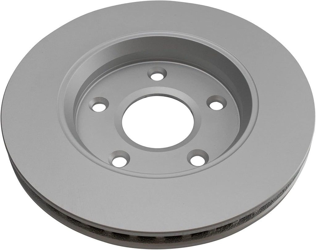 TRQ Front Brake Pad & Rotor Set Ceramic G Coated Vented Rotors Compatible with 2008-2016 Chrysler Town & Country Dodge Grand Caravan 2009-2014 Volkswagen Routan 2009-2013 Journey 2012-2015 Ram C/V
