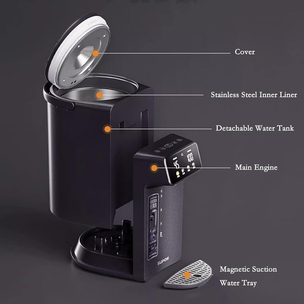 Water Dispenser Intelligent Digital Display of Water Dispenser Multifunctional Constant Temperature Electric Water Bottle Detachable Water Electric Water Kettle Hot & Cold Water Dispensers