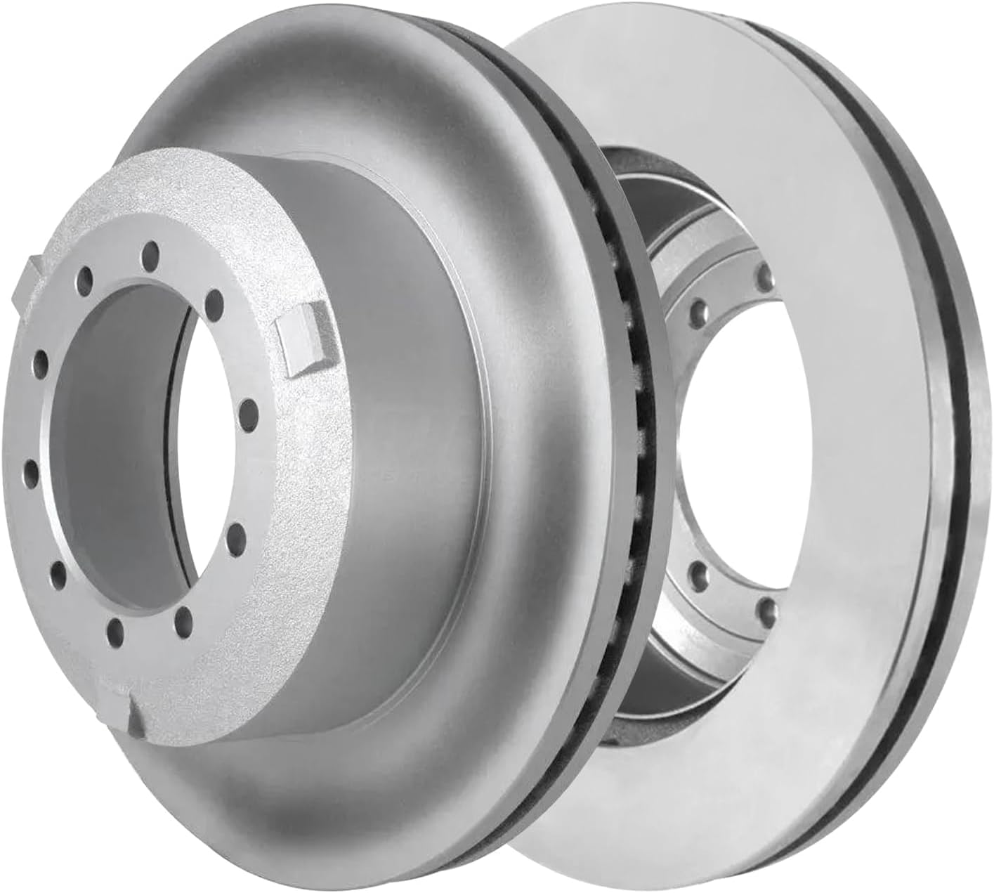 Detroit Axle - Brake Kit for 2017-2021 Ford F-450 F-550 Super Duty, 2018 2019 2020 Disc Brake Rotors Ceramic Brakes Pads Replacement : 15.39' inch Front and 15.75' inch Rear Rotor