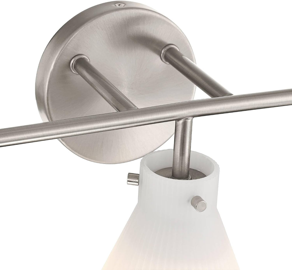 Possini Euro Design Possini Euro Cielo 24' Wide Brushed Nickel 3-Light Bath Light