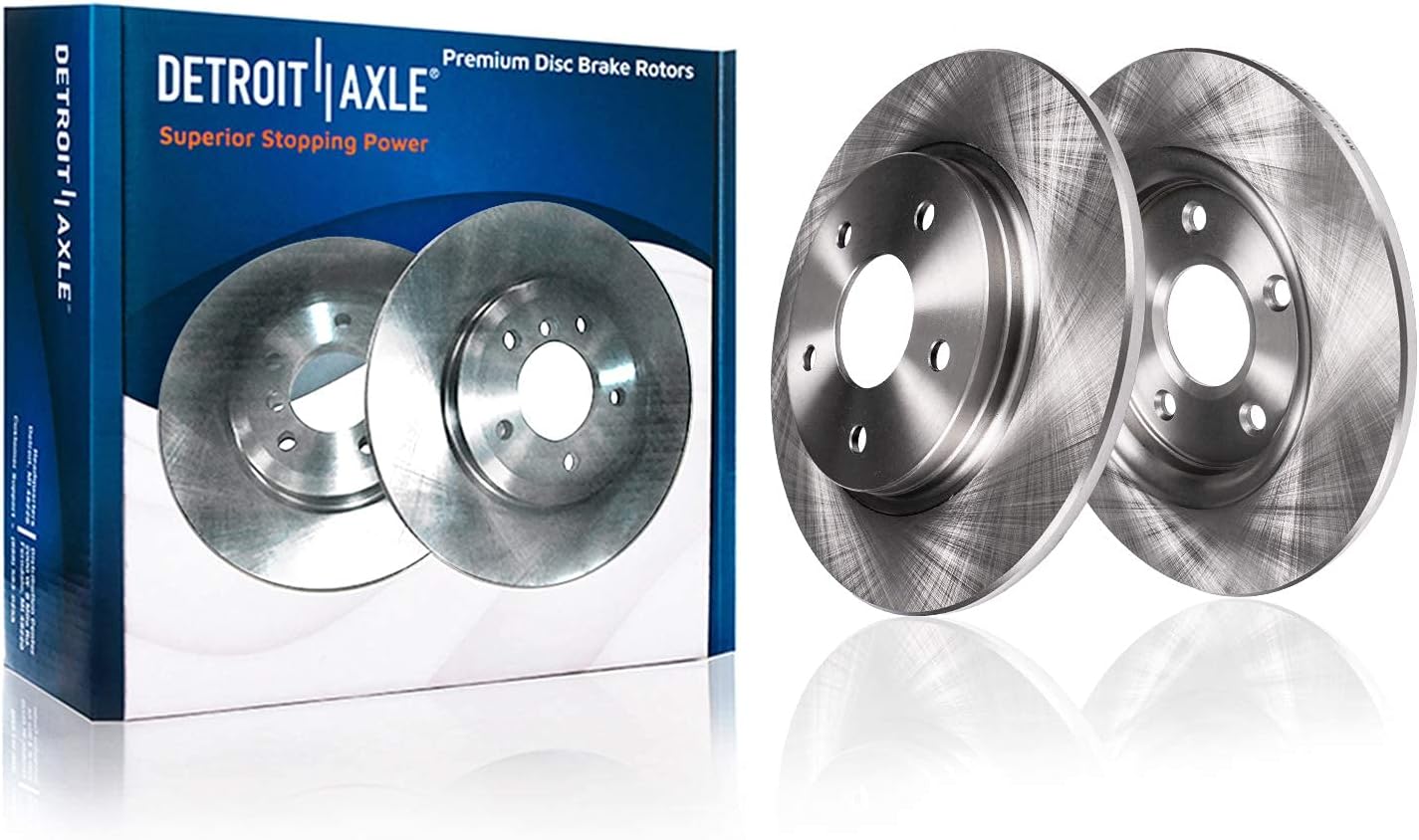 Detroit Axle - Brake Kit for 2002 2003 2004 Honda Odyssey Disc Brake Rotors Replacement Ceramic Brakes Pads : 11.81' inch Front & 12.32' inch Rear Rotor