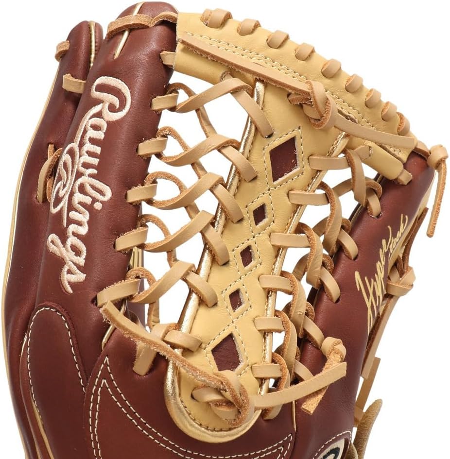 Rawlings Baseball Glove Soft Hyper TECH Color SYNC GR5FHTCY719 Outfielder Brown/Camel 12.75' *for Right Throwing