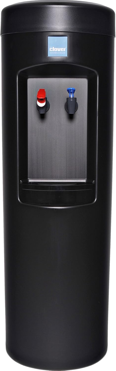 Clover D7A Water Dispenser -Hot and Cold, Bottleless with Install Kit -Black