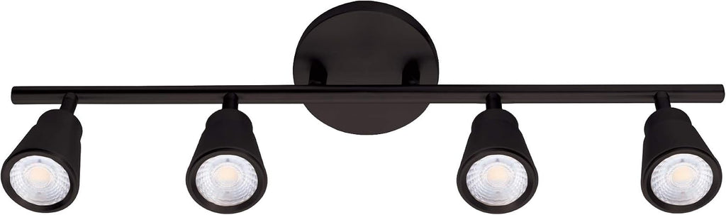 WAC Lighting, Solo 4 Light LED Energy Star Fixed Rail 3000K in Black