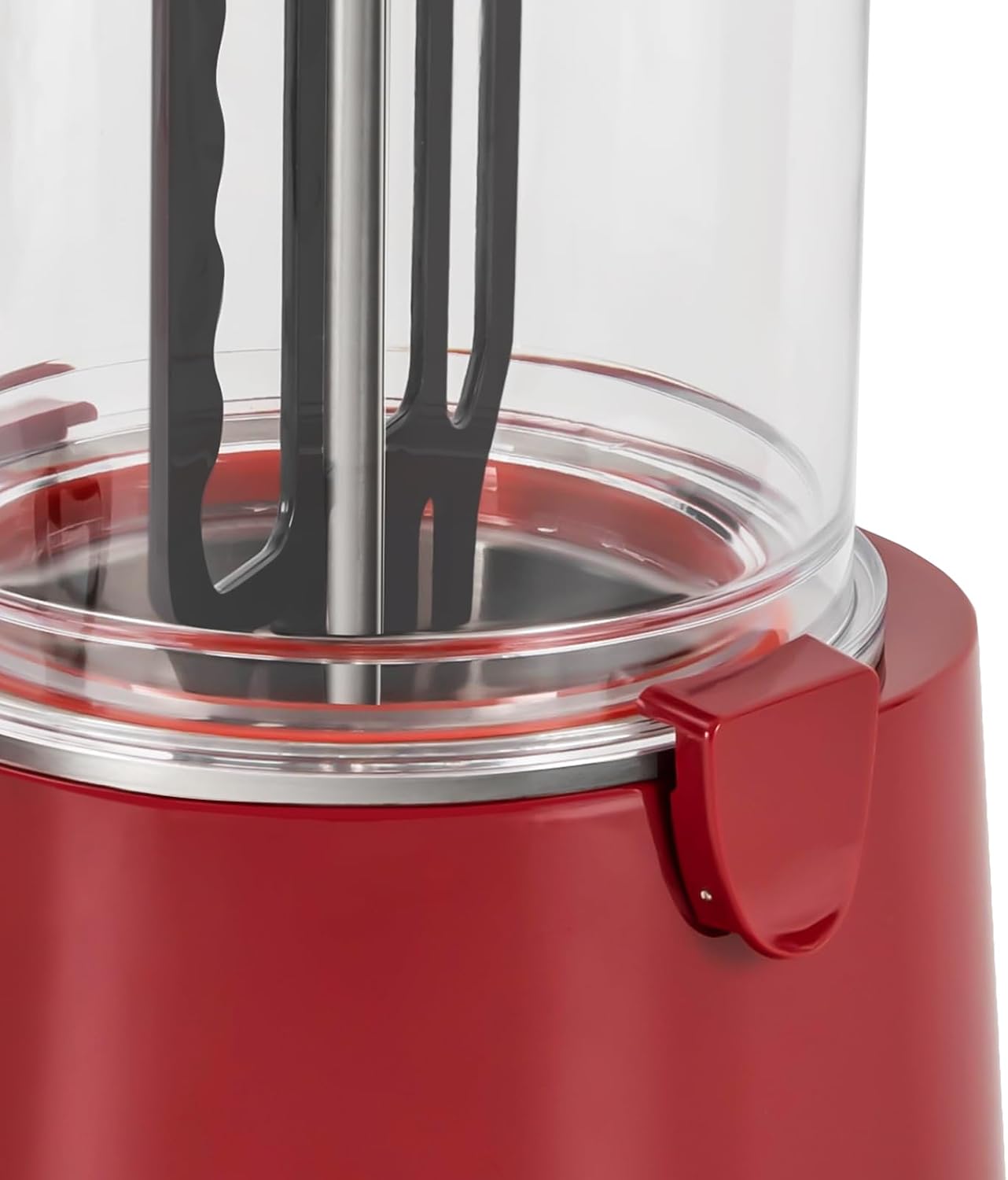 Commercial Hot Chocolate Machine 10L/2.64Gal Red Stainless Steel Electric Chocolate Mixing Machine Hot Beverage Warmer Dispenser 86-194℉ Temperature Control for Heating Chocolate Coffee Milk Tea