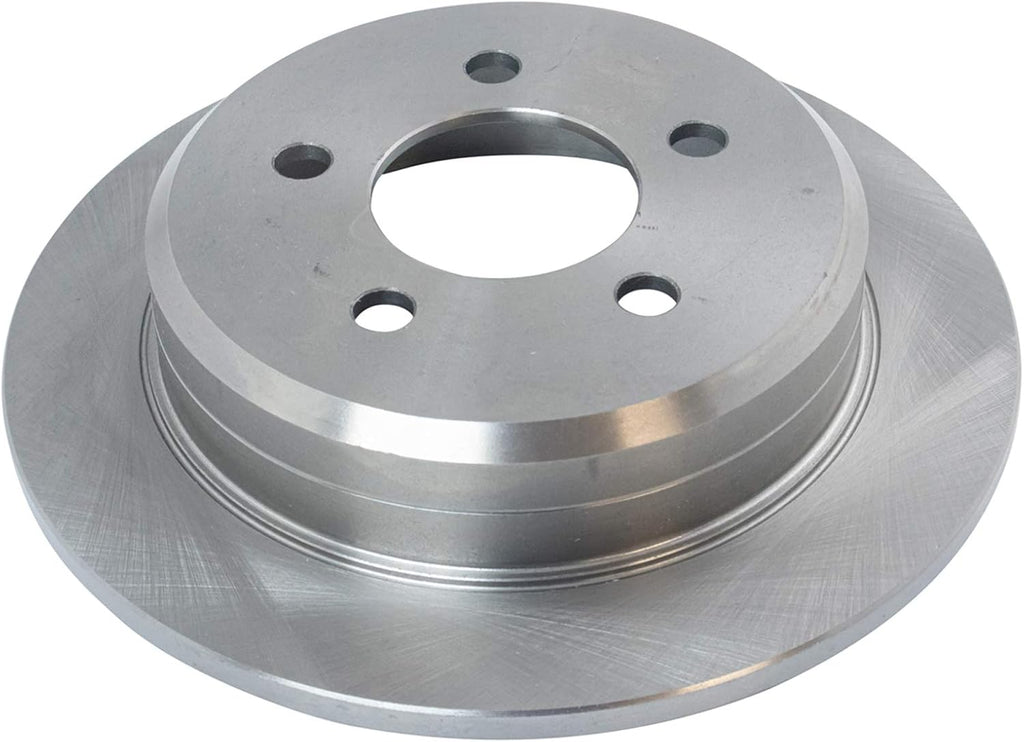 TRQ Front and Rear Brake Pad and Rotor Set Ceramic Vented Solid Rotors Compatible with 1995-1998 Jeep Grand Cherokee
