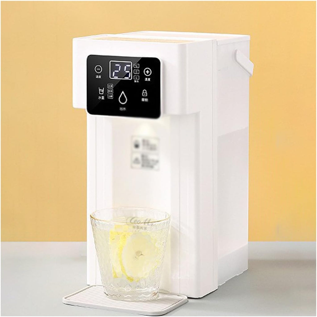 SinSed Electric Water Boiler 热水壶 Instant hot Water Dispenser Portable Household Small Three-Second Rapid Heating Dual/Single Display Desktop Direct Drinking Water Dispenser White/Green(Color:d)