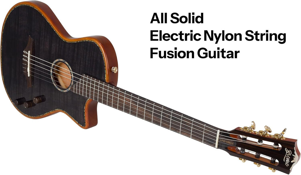 Bromo Ben 2C TBK Fusion Nylon String Electric Guitar
