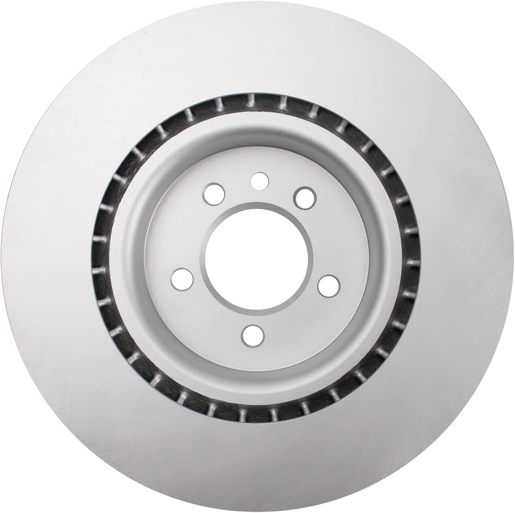 TRQ Front Brake Pad and Rotor Set Ceramic G Coated Vented Rotors Compatible with 2017 Land Rover Discovery 2010-2016 LR4 2014-2017 Range Rover 2011-2017 Range Sport
