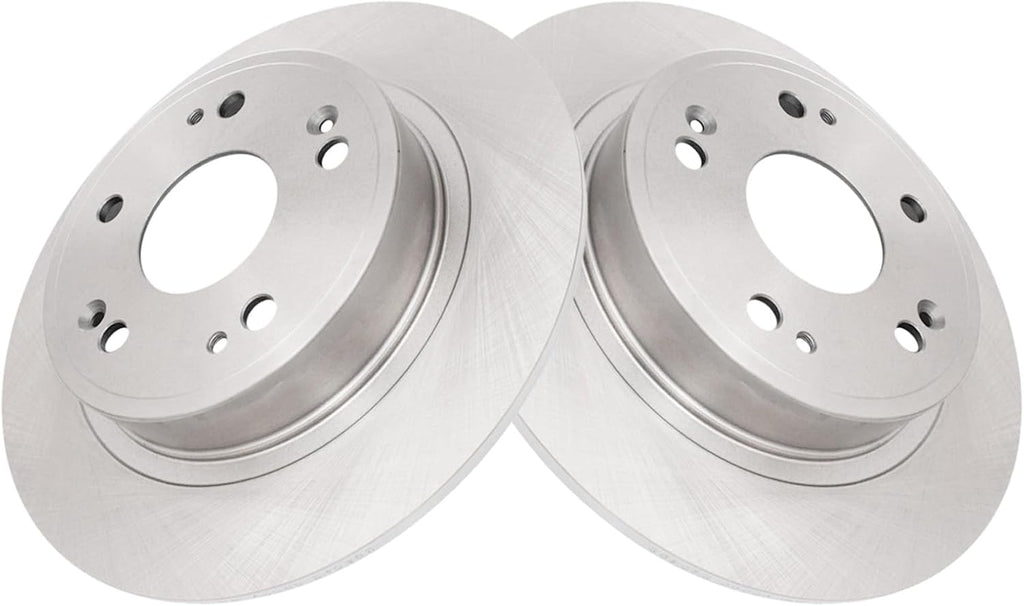 TRQ Front and Rear Ceramic Brake Pad and Rotor Set Compatible with 13-17 Honda Accord EX, 13-17 EX-L, 13-15 Sport, 13-15 Touring, 14-15 Hybrid, 14-15