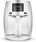 Rivos Spirit Smart Water Dispenser, Hot & Cold Countertop Dispenser, 316 Stainless Steel, Shabbat-Compatible System with Filter & Carbon Filter, Eco-Friendly Home & Office Hydration (Midnight Silver)