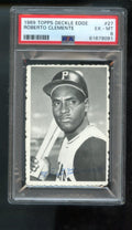 1969 Topps Deckle Edge #27 Roberto Clemente Bob PSA 6 Graded Baseball Card MLB