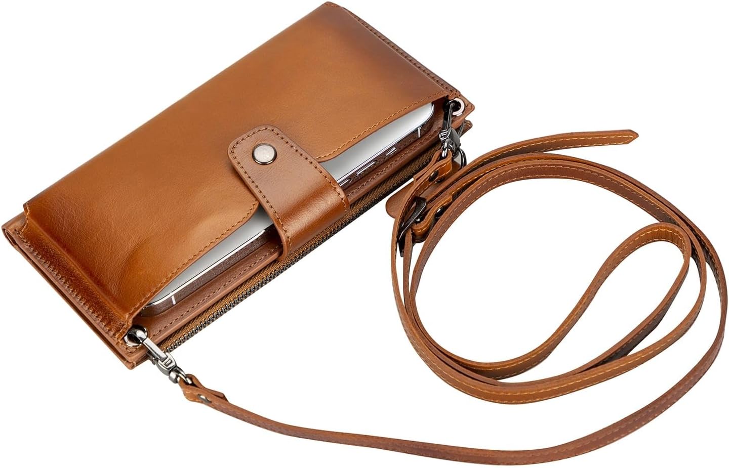 VENOULT Leather Crossbody Wallet for Women – for iPhone 16 Pro MAX