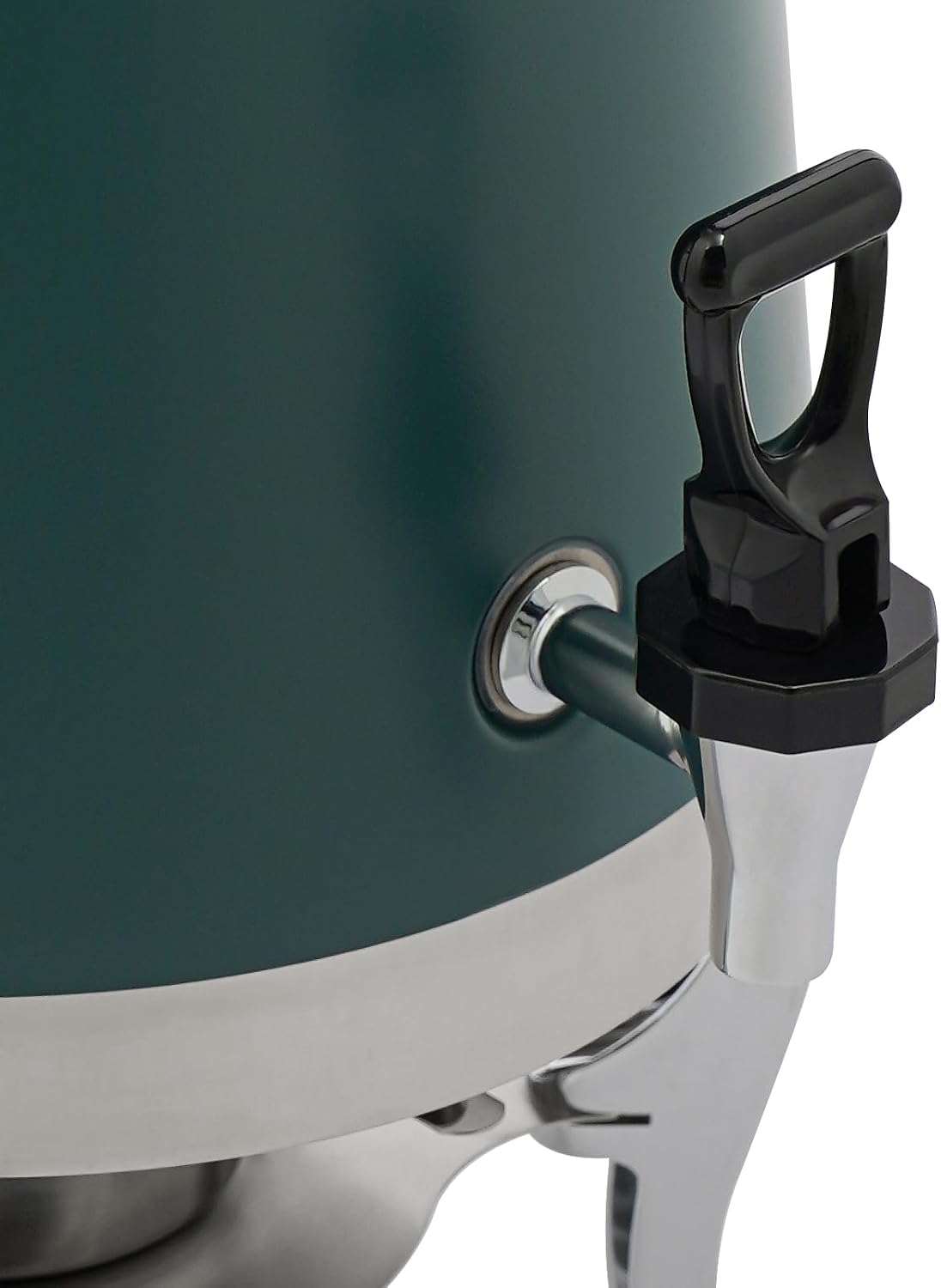 3.43 Gallon / 13L Stainless Steel Beverage Dispenser, Fuel Heating Coffee Urn with Spigot & Fuel Holder, Commercial Hot Water Dispenser Countertop for Milk Coffee Tea Water Juice