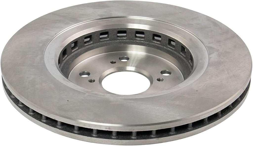 TRQ Front Ceramic Brake Pad and Rotor Set Compatible with 2015-2020 Acura TLX with 320mm Front Rotors