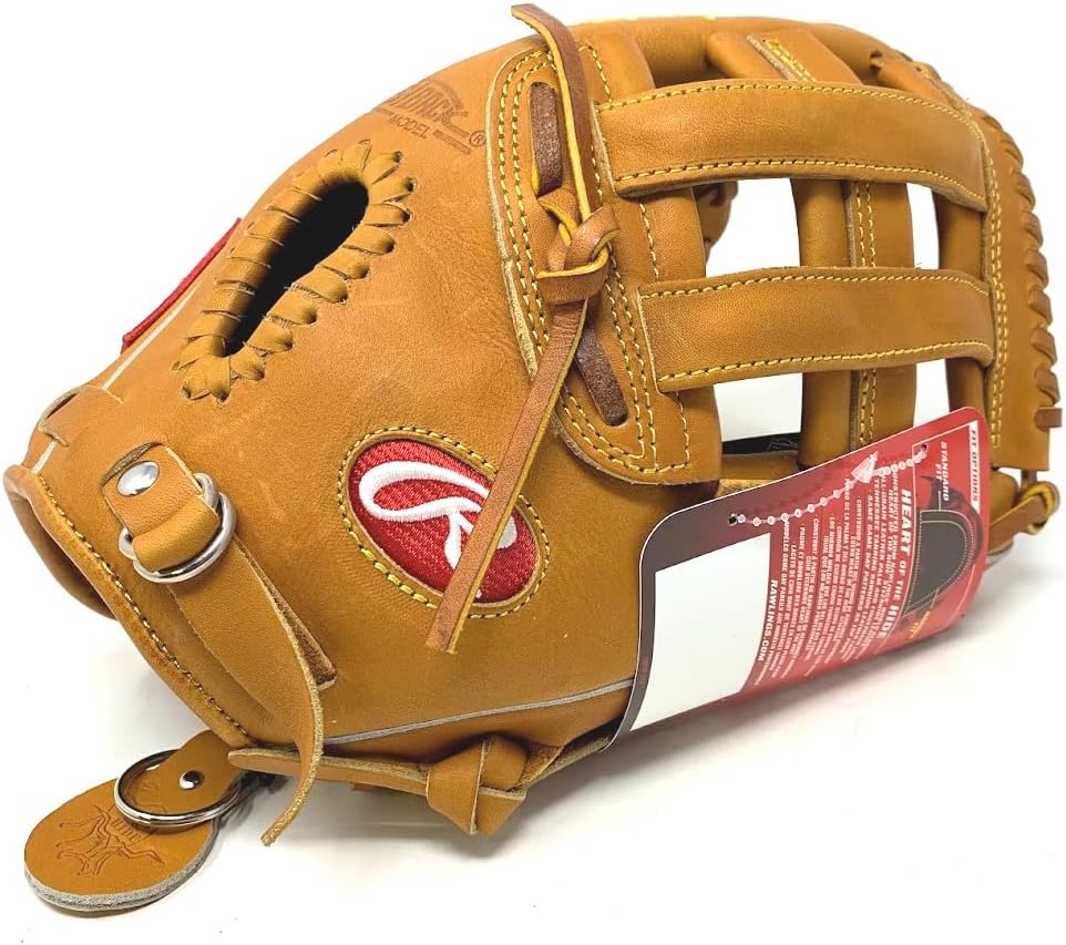 Rawlings Heart of The Hide PRO27HF Baseball Glove 12.75 Inch Pro Stiff Tan Right Hand Throw Standard Fit