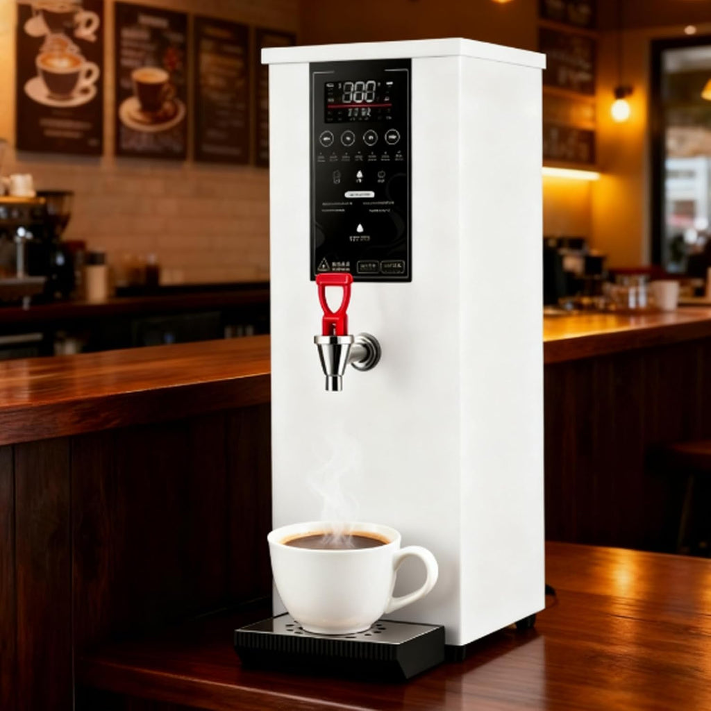 Commercial Instant Water Dispenser,Autofill Water Boiler, Step Heating, Adjustable Temperature Control,Kitchen Restaurant Catering Appliance Machine, for Tea and Coffee Making White