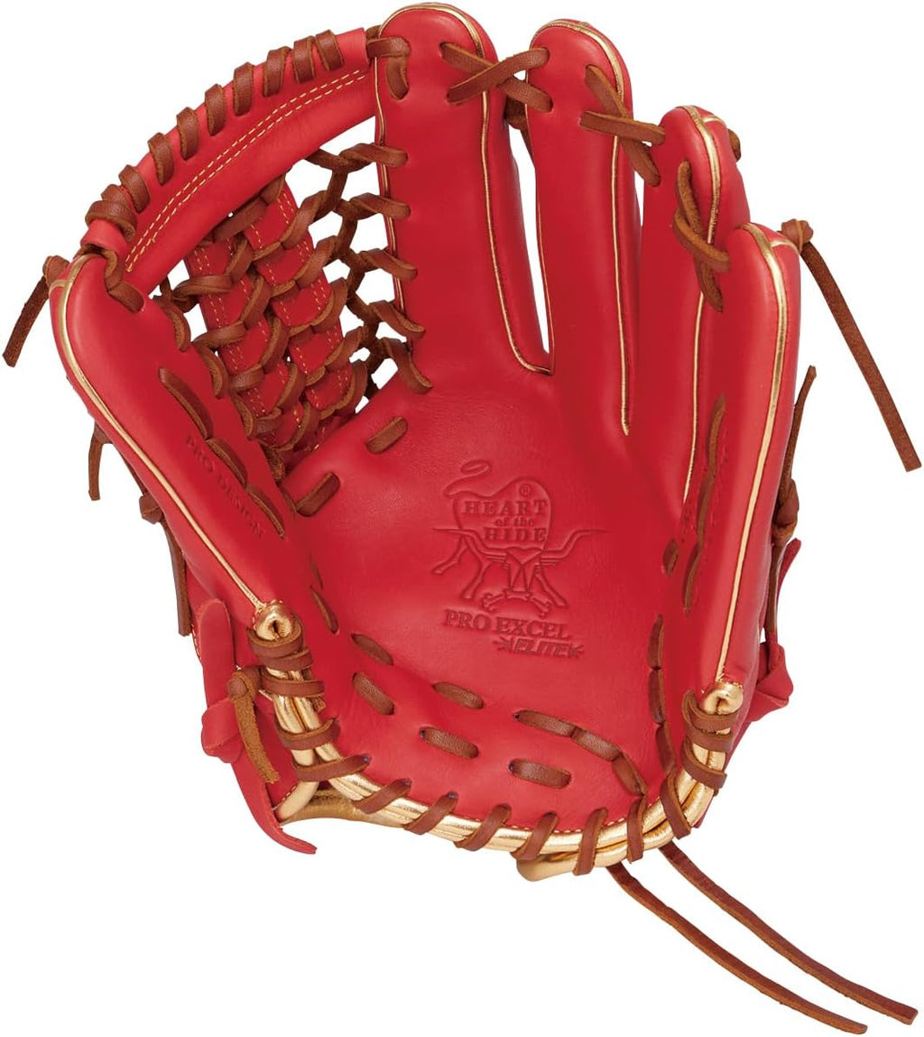 Rawlings Baseball Glove Soft HOH PRO EXCEL Elite All-Around GR6HEEN650 Scarlet 11.75' *Left Throw
