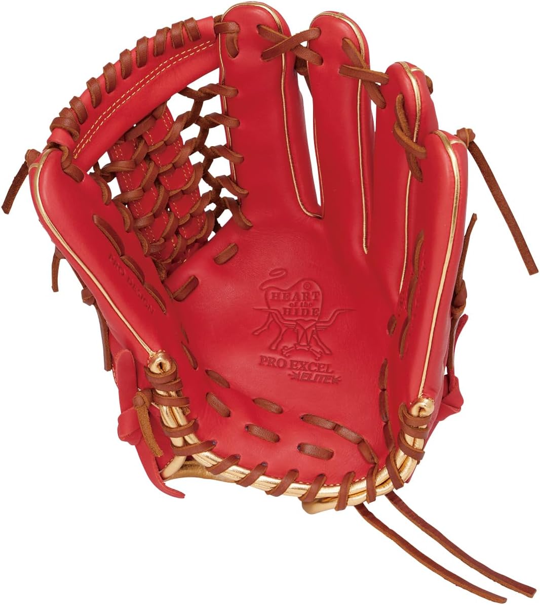 Rawlings Baseball Glove Soft HOH PRO EXCEL Elite All-Around GR6HEEN650 Scarlet 11.75' *Left Throw