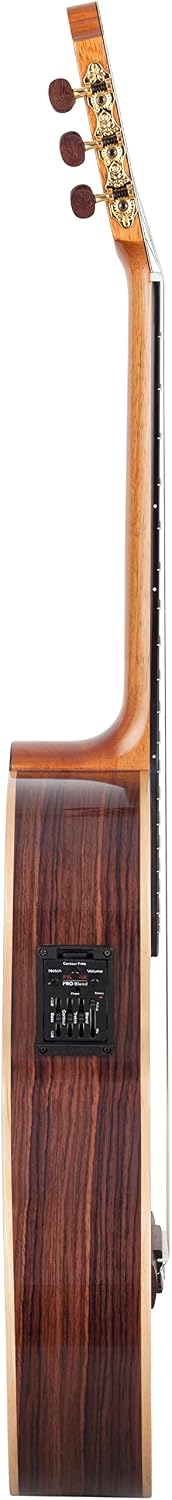 Kremona Fiesta F65CW-SB – Acoustic/Electric Nylon String Guitar – Handmade in Europe – Deluxe Hardshell Case Included