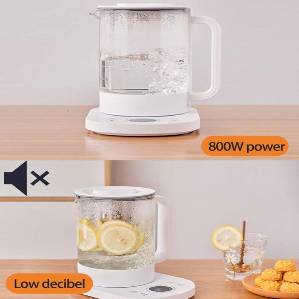 Kettles, Electric Kettle, 1.5L Glass Electric Tea Kettle with Strainer,Cordless Kettle with Temperature Control,Auto Shut-Off and Boil-Dry Protection