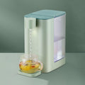 3L Hot Water Dispenser,Instant Hot Water Dispenser,5 Temperature Presets,2100W Fast Boil,with LED Night Light and Touch Screen(Color:Green)
