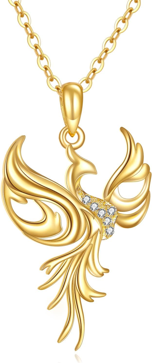 DOVRAN 14K Solid Gold Cat/Butterfly/Heart/Teardrop Necklace for Women 14K Gold Opal/Lapis Lazuli/Black Onyx Pendant Jewelry Gift for Women