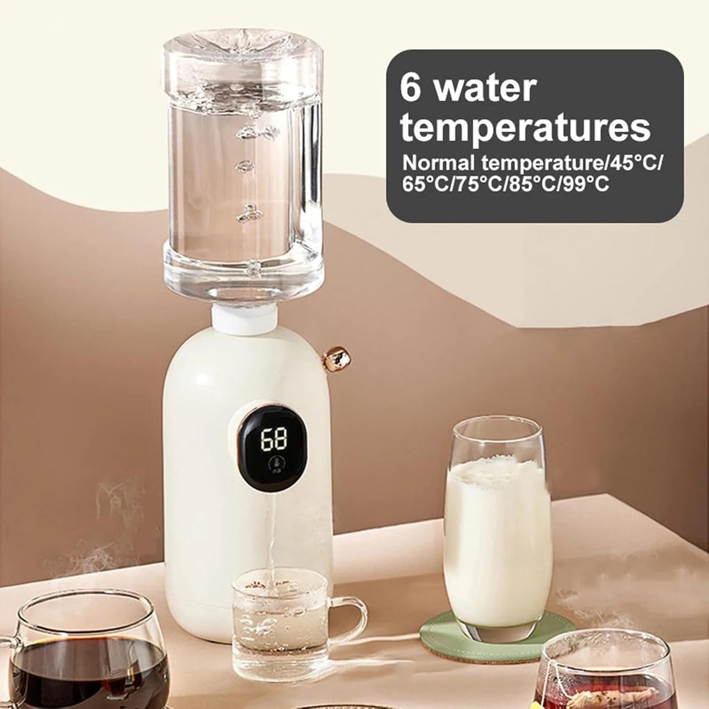 Water Dispenser Instant Hot Water Dispenser Mini Desktop Electric Kettle Fast Heat Portable Kettle Cute Multipurpose Water Dispenser for Home (No ag Bottle